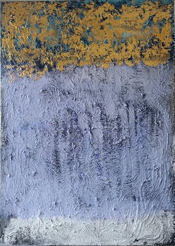 Glicine e cielo stellato par luana baldi, Peinture en vente sur Singulart