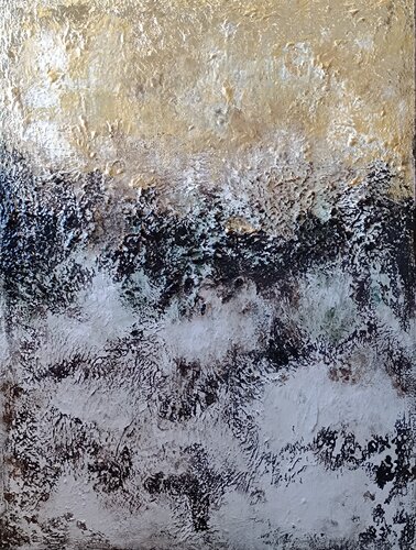 Cielo dorato 1 by luana baldi, 회화 for Sale on Singulart