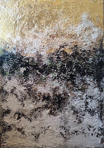 Cielo dorato 2 by luana baldi, 회화 for Sale on Singulart