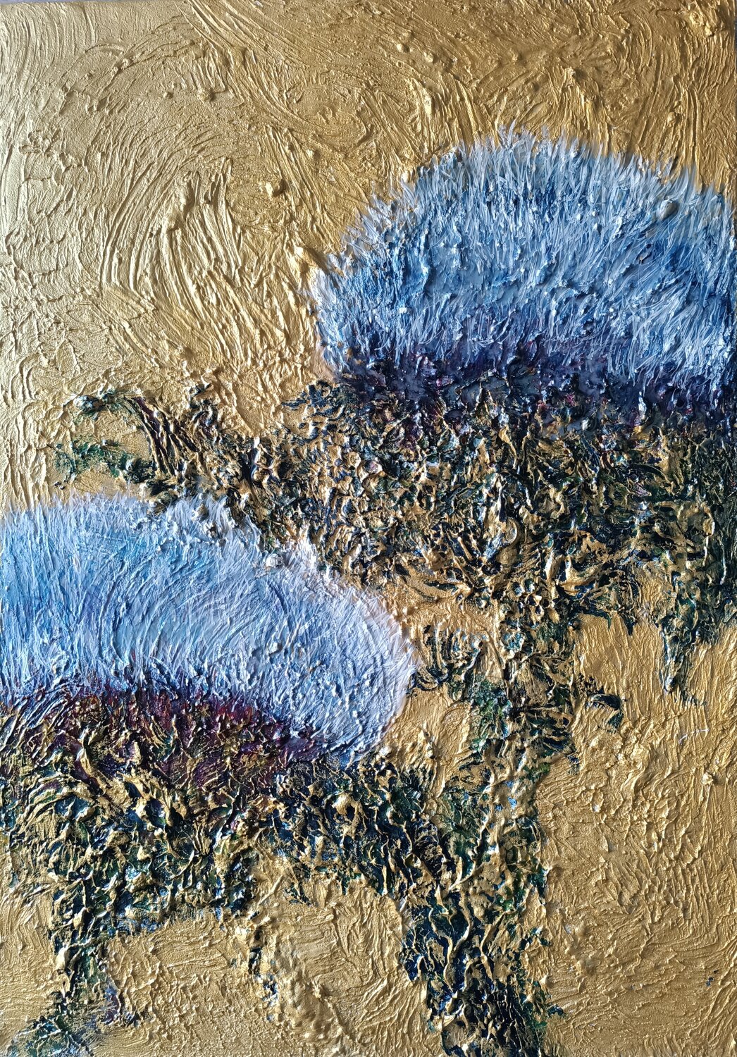 Fiori di carciofo e oro 3 luana baldi