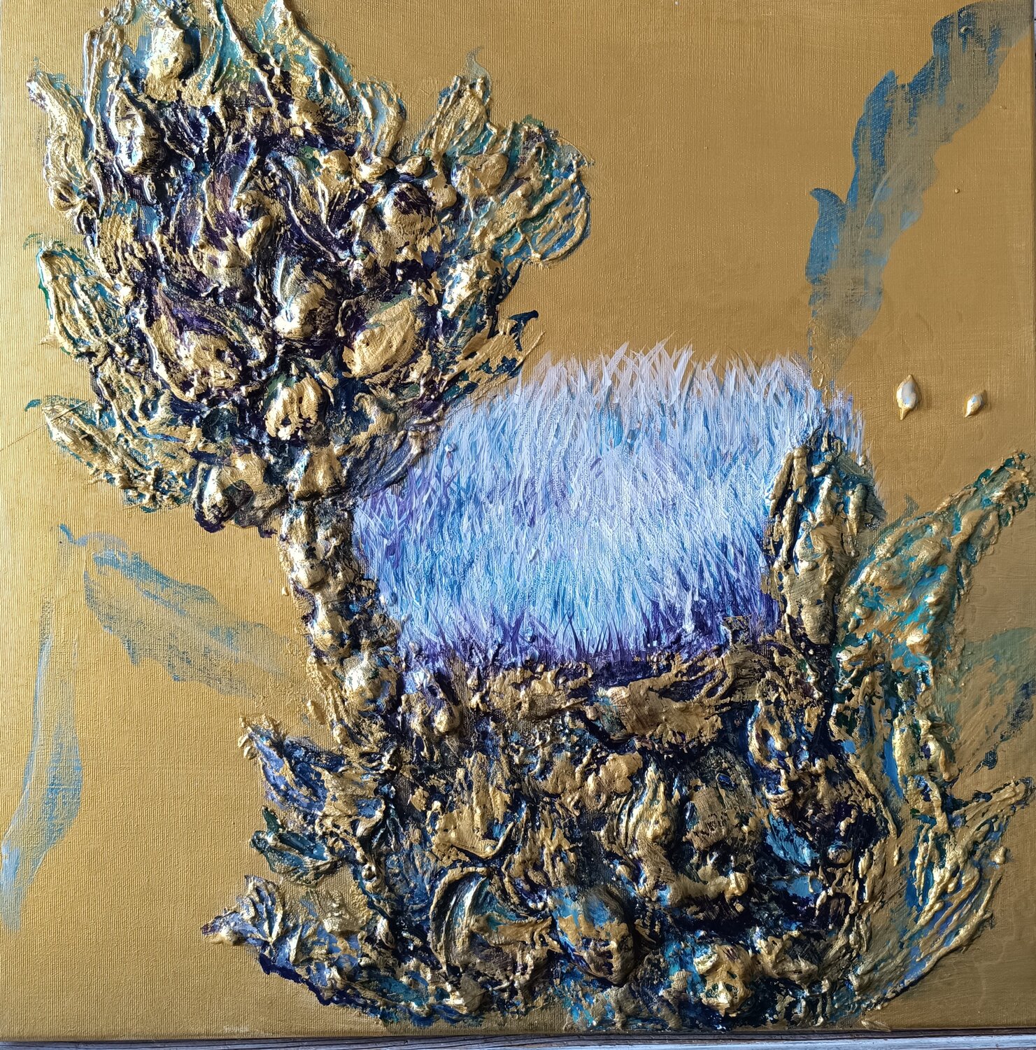 Fiori di carciofo e oro 5 luana baldi