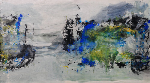 Fluid Horizons by Timon Stork, Painting for Sale on Singulart
