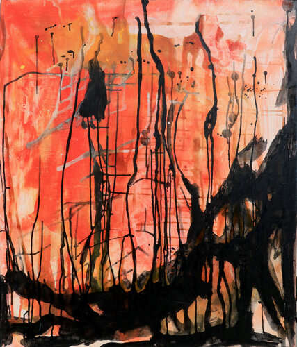Wild Flames van Timon Stork, Schilderij te koop op Singulart