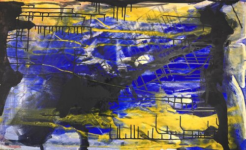 Eclipsing Horizons di Timon Stork, Pittura in vendita su Singulart