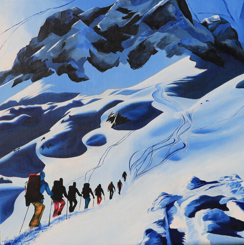 SnowRunners by Timon Stork, Painting for Sale on Singulart