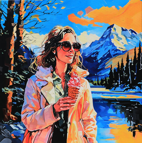 Frost & Flavor van Timon Stork, Schilderij te koop op Singulart