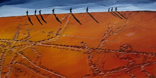 DuneRunners by Timon Stork, Painting for Sale on Singulart