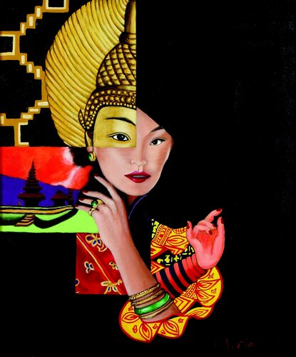 Misterioso Oriente von Patrizia Poli, Malerei kaufen auf Singulart