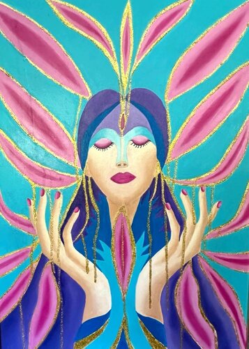 Ascoltare la mente con profondità von Patrizia Poli, Malerei kaufen auf Singulart