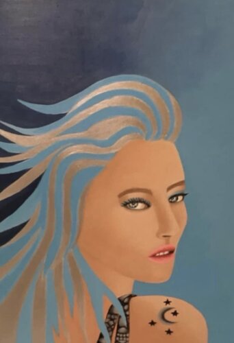 Raggi di luna von Patrizia Poli, Malerei kaufen auf Singulart
