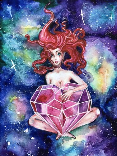 My Heart van Kseniya Lia, Schilderij te koop op Singulart