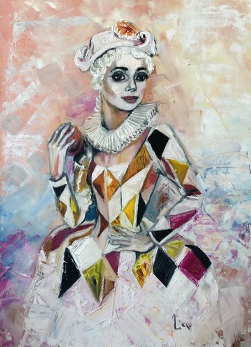 Columbine by Kseniya Lia, Painting for Sale on Singulart