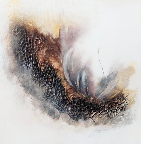 Caldera by Silke von Clarmann, Painting for Sale on Singulart