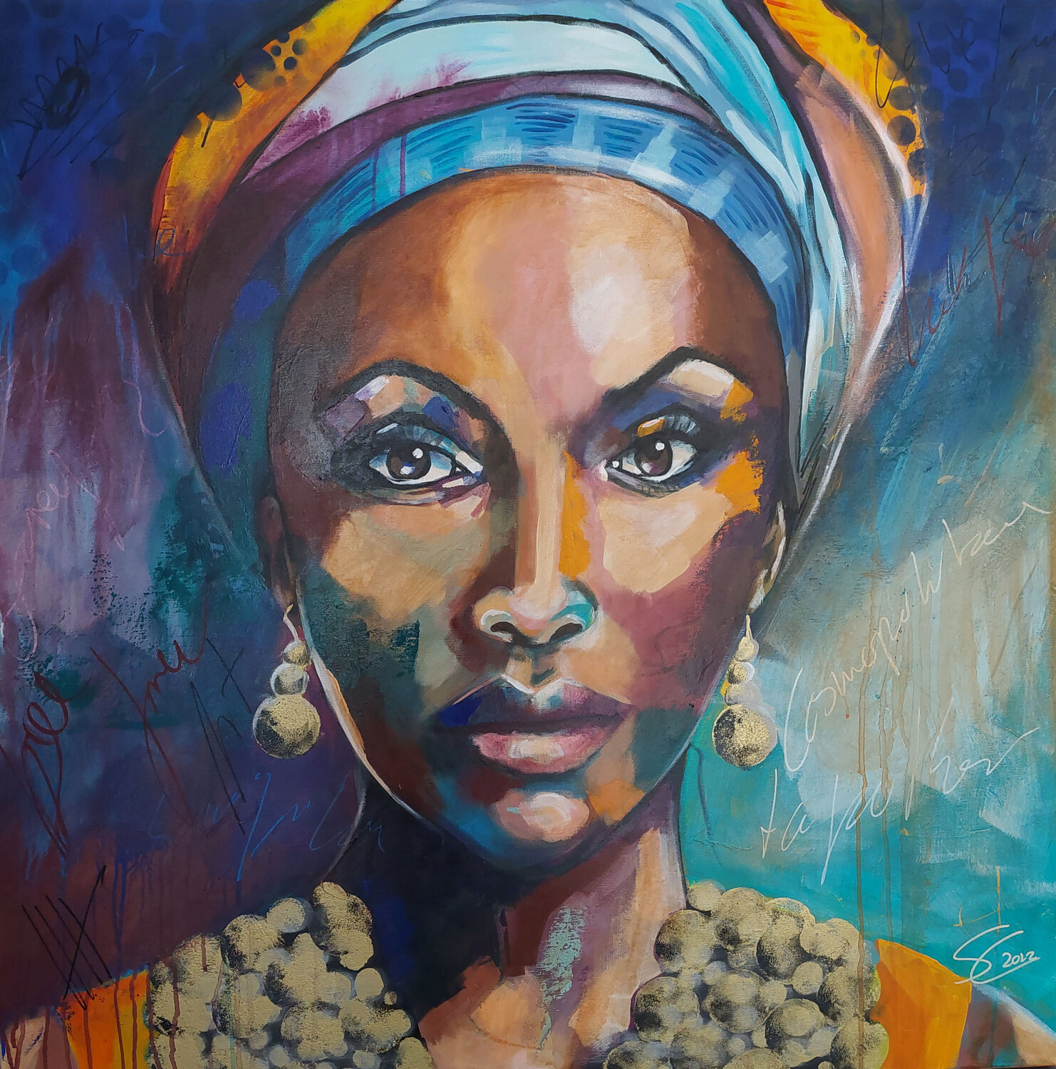 Gegenüber Silke von Clarmann Pintura original en venta