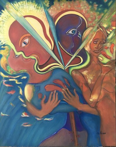 Les Dieux van Sylvie PERON, Schilderij te koop op Singulart