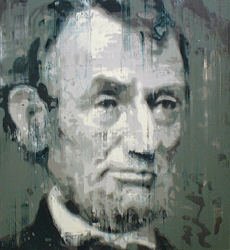 Portrait of the US-Dollar van Djawid C. Borower, Schilderij te koop op Singulart