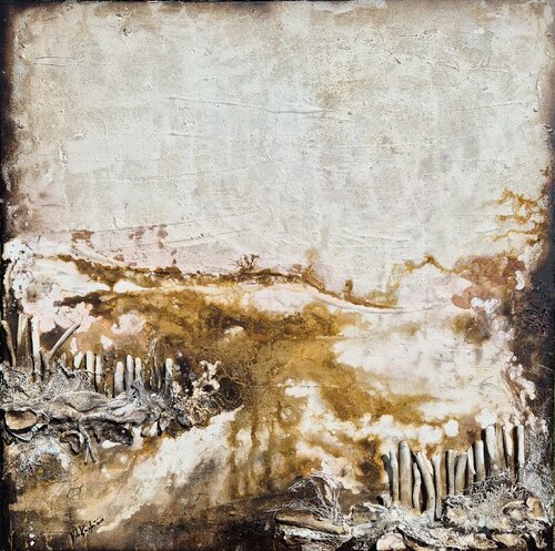 Winter am alten Deich von Nele Kugler, Malerei kaufen auf Singulart