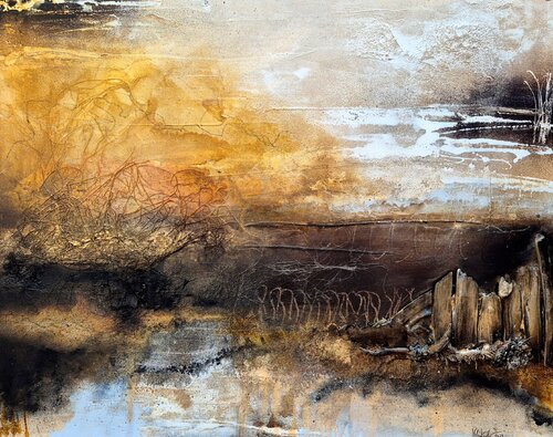 Herbst über dem Watt von Nele Kugler, Malerei kaufen auf Singulart