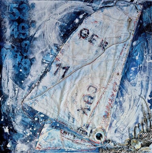 "Segeln gehn" III von Nele Kugler, Malerei kaufen auf Singulart