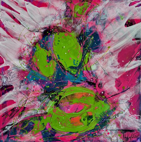 Rainbowfishes von Nele Kugler, Malerei kaufen auf Singulart