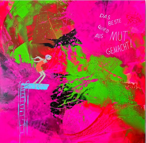 Baden geh'n by Nele Kugler, Painting for Sale on Singulart