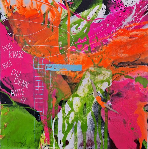 Baden geh'n III by Nele Kugler, Painting for Sale on Singulart