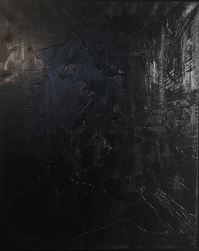 Des Ténèbres Irradie la Lumière par Marie-Amélie Chéreau, Peinture en vente sur Singulart