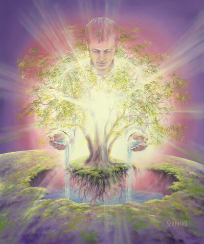 Guérison intérieure von Gabriel Lavoie, Malerei kaufen auf Singulart