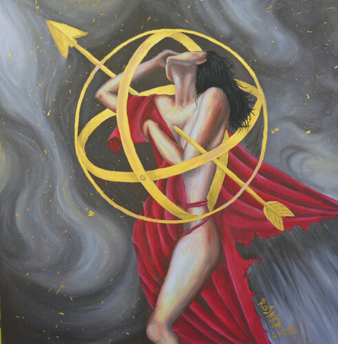 HYPATIA… L’IMPORTANZA DELLE PAROLE di Rosa Cacace, Pittura in vendita su Singulart