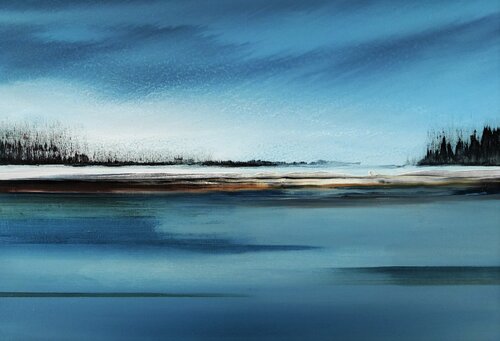 Time to take a deep breath and reflect di Felix Günther, Pittura in vendita su Singulart