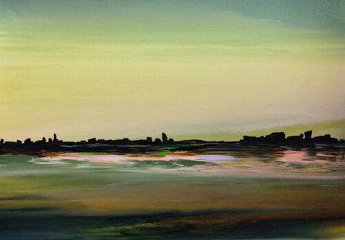 Place of well-being by Felix Günther, Painting for Sale on Singulart