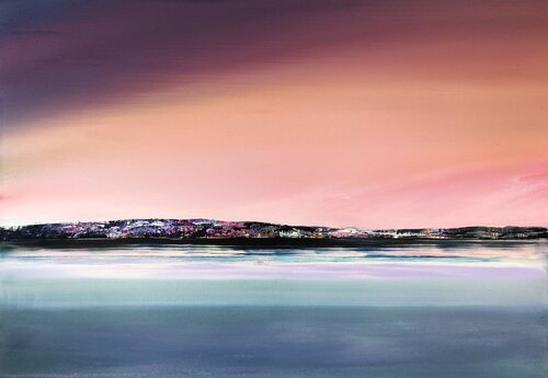 Seeing through rose-colored glasses par Felix Günther, Peinture en vente sur Singulart