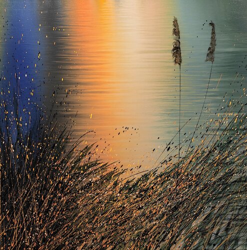 Sit on the shore and enjoy di Felix Günther, Pittura in vendita su Singulart