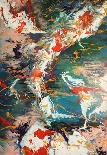 The forms of nature di Felix Günther, Pittura in vendita su Singulart