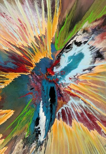 Slowly the forces work by Felix Günther, Painting for Sale on Singulart