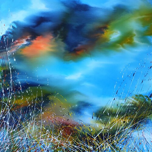 Dream of clouds by Felix Günther, Painting for Sale on Singulart