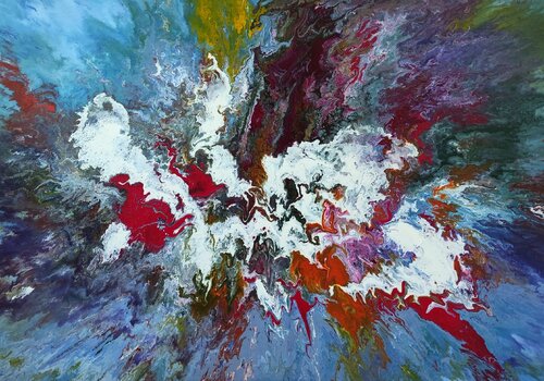 Exploding feeling by Felix Günther, Painting for Sale on Singulart