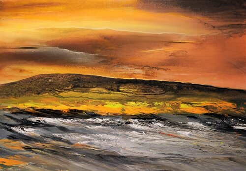 Unusual landscape by Felix Günther, Painting for Sale on Singulart