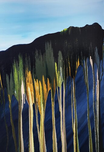 On the hills of the waves par Felix Günther, Peinture en vente sur Singulart