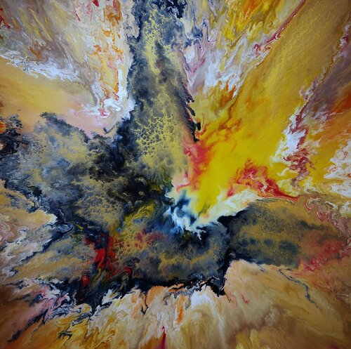 The colors of happiness de Felix Günther, Pintura a la venta en Singulart