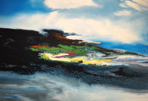 Nature reveals all forces van Felix Günther, Schilderij te koop op Singulart