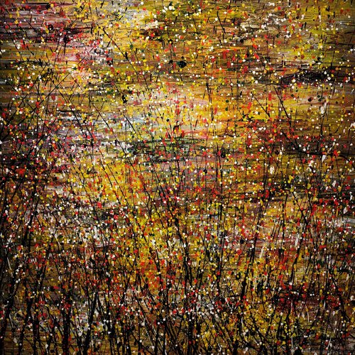 Colorful field van Felix Günther, Schilderij te koop op Singulart