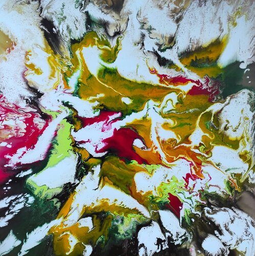 Dove blue de Felix Günther, Pintura a la venta en Singulart