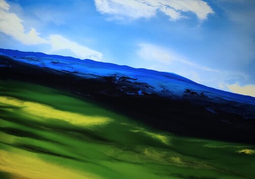 Mountain scenery van Felix Günther, Schilderij te koop op Singulart