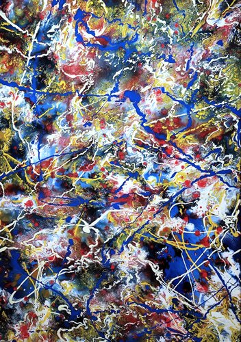 Colourful emotions by Felix Günther, Painting for Sale on Singulart