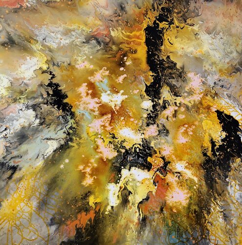Golden impulses by Felix Günther, Painting for Sale on Singulart