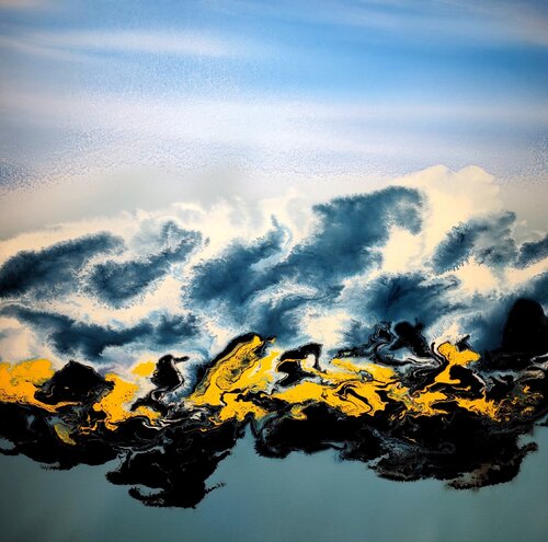 Nature gives us its wonders von Felix Günther, Malerei kaufen auf Singulart