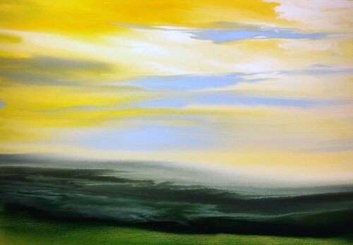 Landscape in balance van Felix Günther, Schilderij te koop op Singulart