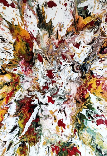 Emotional tension dissipates di Felix Günther, Pittura in vendita su Singulart