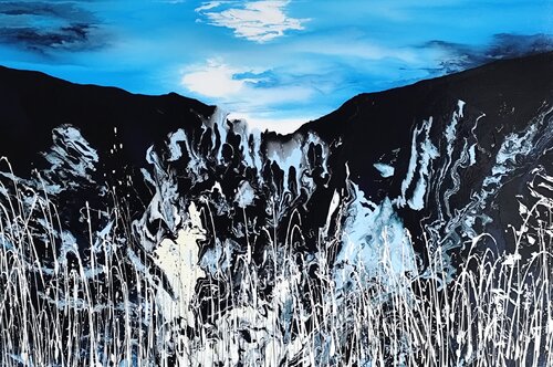 Serenity in the mountains di Felix Günther, Pittura in vendita su Singulart
